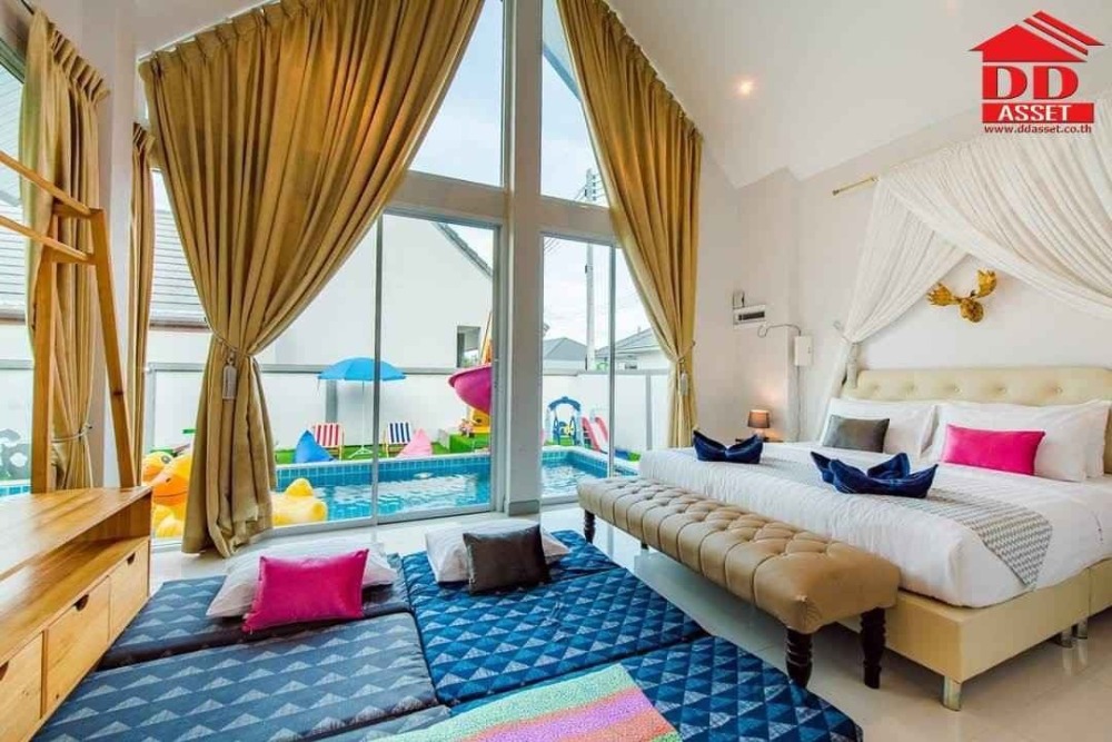 ขายชะอำ เพชรบุรี : ขายบ้านพูลวิลล่า ซีรีน นารา (Serene Nara) ชะอำ เพชรบุรี ห่างชายหาดชะอำเพียง 1.5 กม. รหัส : H8132