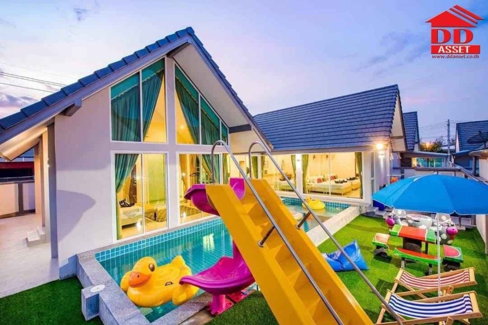 ขายชะอำ เพชรบุรี : ขายบ้านพูลวิลล่า ซีรีน นารา (Serene Nara) ชะอำ เพชรบุรี ห่างชายหาดชะอำเพียง 1.5 กม. รหัส : H8132