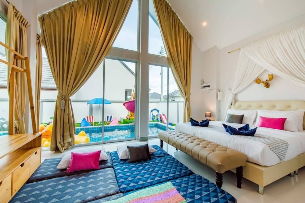 ขายชะอำ เพชรบุรี : ขายบ้านพูลวิลล่า ซีรีน นารา (Serene Nara) ชะอำ เพชรบุรี ห่างชายหาดชะอำเพียง 1.5 กม. รหัส : H8132