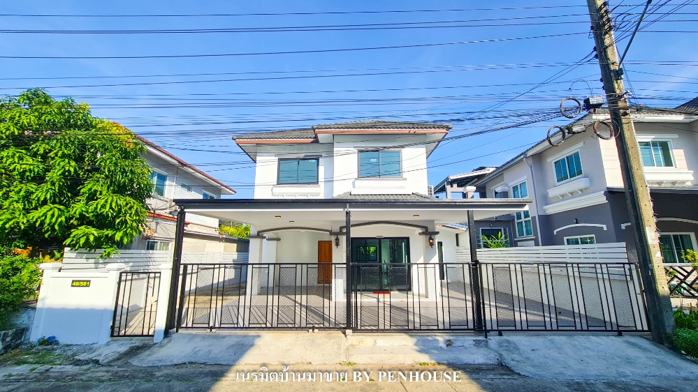 ขายบ้านมีนบุรี-ร่มเกล้า : ขาย บ้านเดี่ยว4ห้องนอน หมู่บ้าน เคซีการ์เด้นโฮม10 KC Garden Home 10 ถนนนิมิตใหม่40 มีนบุรี หทัยราษฎร์ ลำลูกกา พร้อมเข้าอยู่