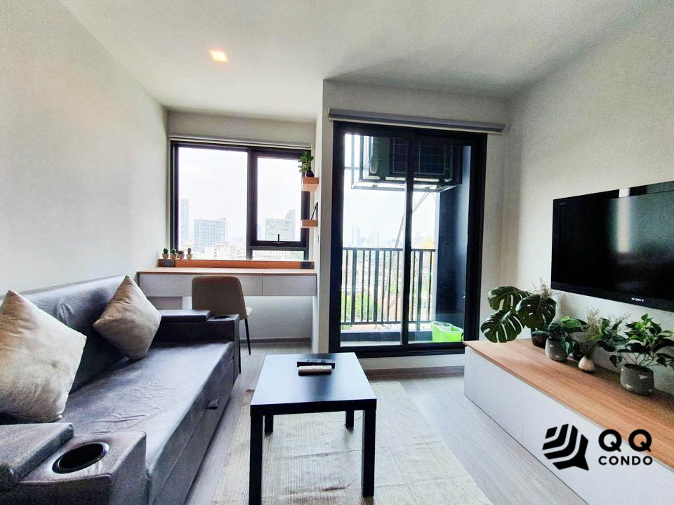For RentCondoLadprao, Central Ladprao : 🛋️🏬 For rent  Life Ladprao - Studio, size 26.5 sq.m., Beautiful room, fully furnished.