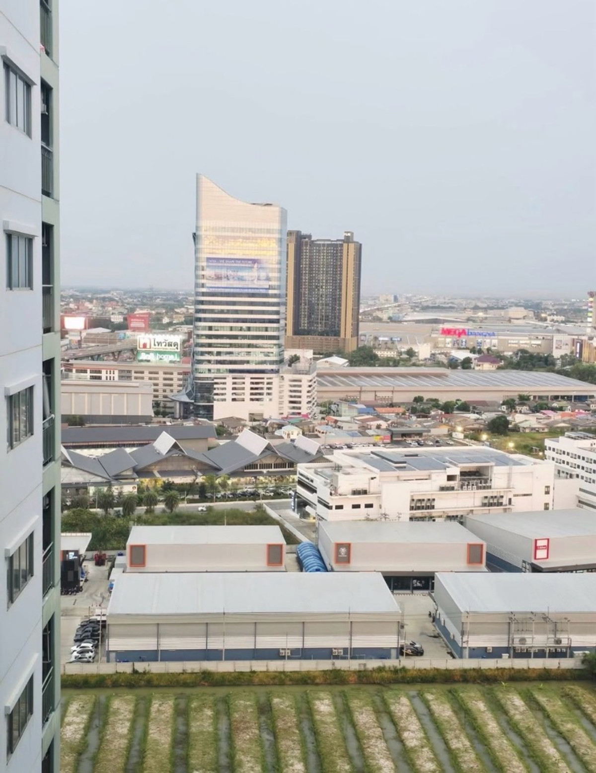 ขายคอนโดบางนา แบริ่ง ลาซาล : 🌈 ห้องวิวธรรมชาติ คอนโดลุมพินีเมกะบางนา