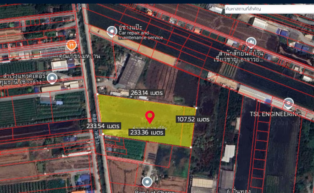 For SaleLandPathum Thani,Rangsit, Thammasat : Land Ladlumkaew / 16 Rai 2 Ngan 77 Square Wa (FOR SALE) MEAW560