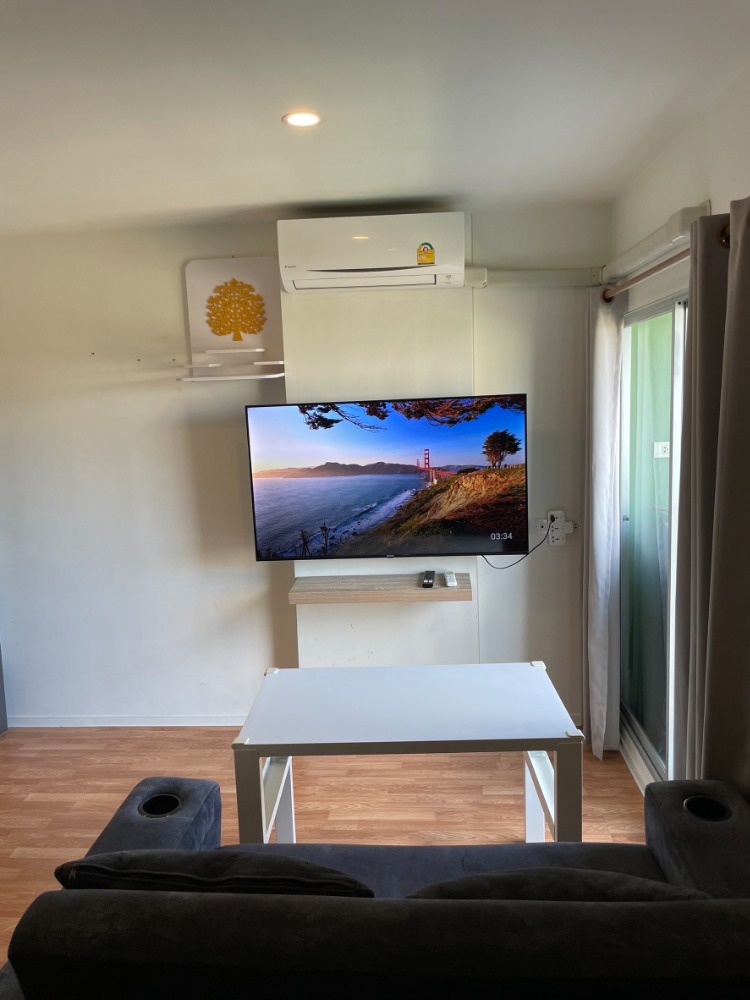 For RentCondoRattanathibet, Sanambinna : Condo for rent, fully furnished, ready to move in (with washing machine in the room)
