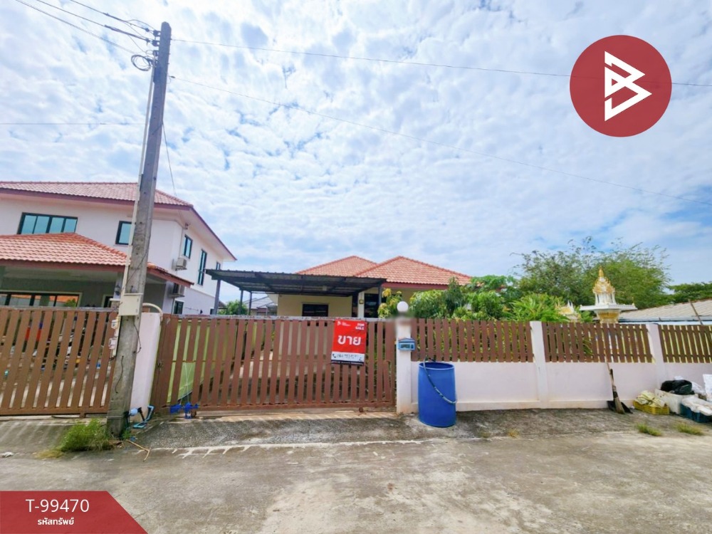 For SaleHouseChachoengsao : Single-storey detached house for sale, area 77 sq m, Ban Pho, Chachoengsao