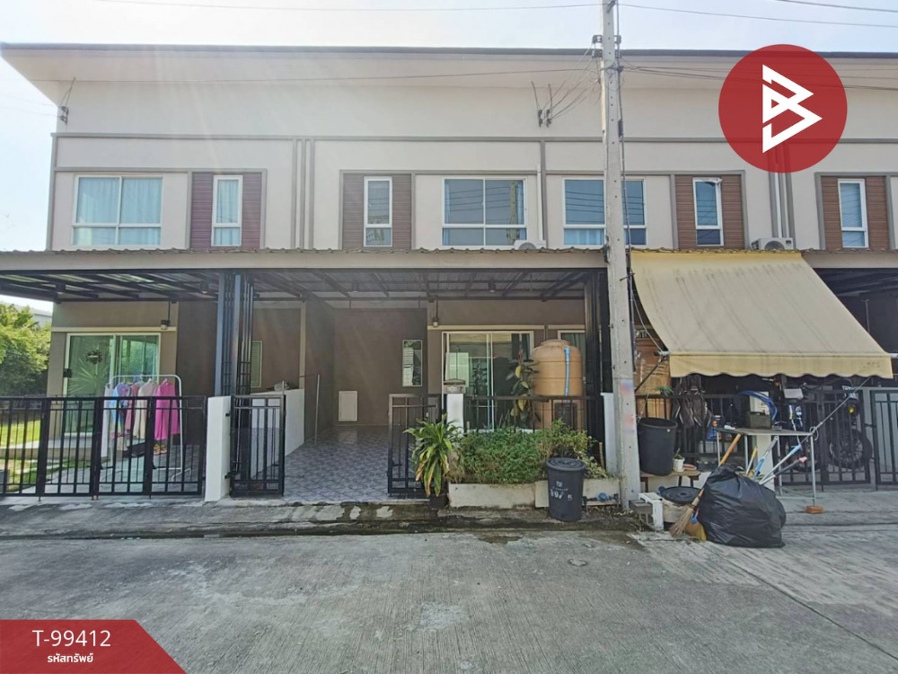 ขายนครปฐม : ขายทาวน์เฮ้าส์ หมู่บ้านเอลิฟวิ่ง เพชรเกษม-ยอแซฟสามพราน นครปฐม