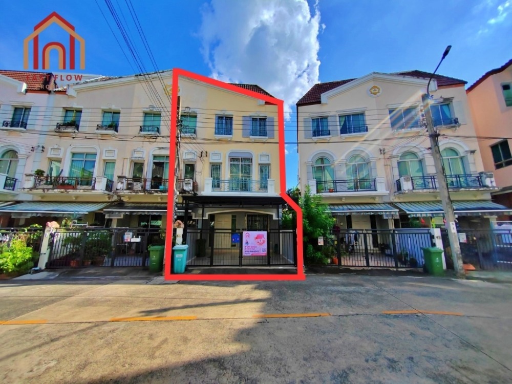 For SaleTownhomeKaset Nawamin,Ladplakao : For sale: 3-storey townhouse, Baan Klang Muang Village, Swiss Town, Kaset-Nawamin, with an additional, well-extended, concrete kitchen counter, convenient transportation, IM