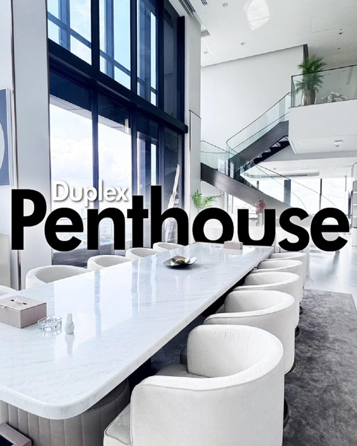 ให้เช่าคอนโดสุขุมวิท อโศก ทองหล่อ : Luxury Penthouse Duplex in Thonglor 📍