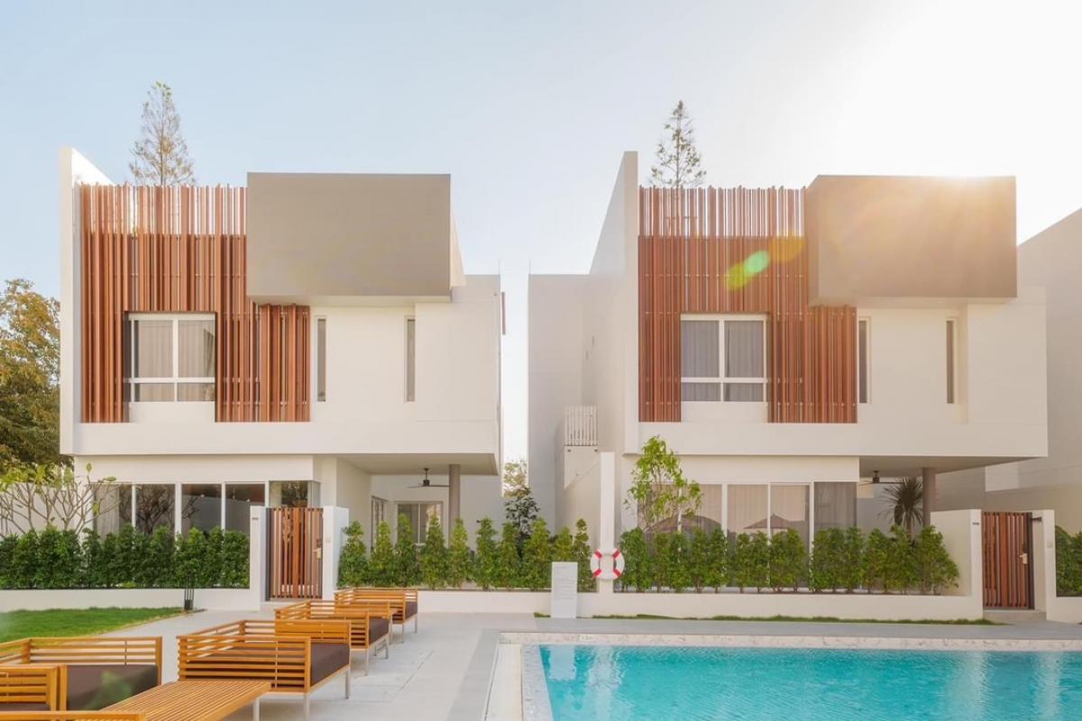For SaleHouseCha-am Phetchaburi : 🏡Pool Villa for sale (Ready to move in) Near the beach and Hotel Services