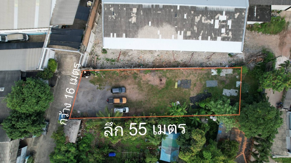 For SaleLandRama 2, Bang Khun Thian : Land for sale, good location behind Central Rama 2, size / 200 sq.w. (orange map, Y. 6-42), price only 59,000 baht per sq.w., total price 11,800,000 baht (negotiable price), suitable for building a house, office, warehouse or office.
