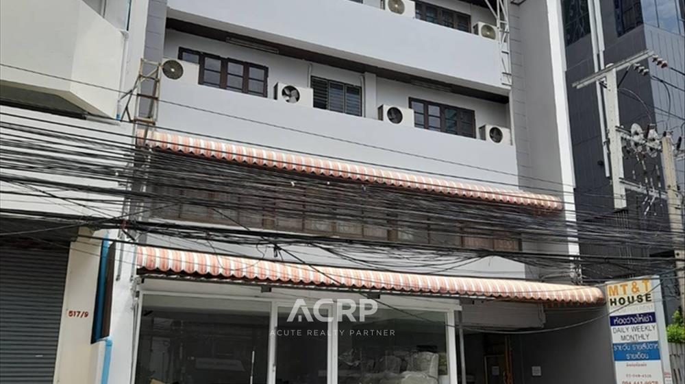 For SaleHotel&Apartment BusinessRama9, Petchburi, RCA : Urgent Sale: Fully Equipped Apartment with 45 Units in Din Daeng District