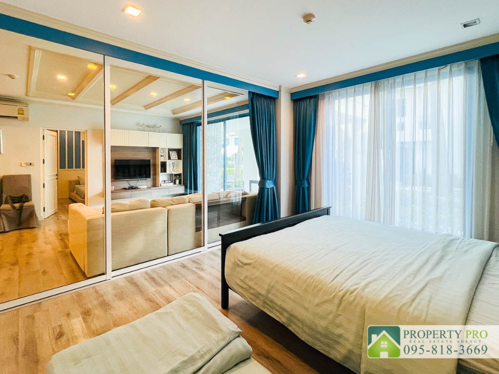 ขายคอนโดหัวหิน ประจวบคีรีขันธ์ : ขาย คอนโดตากอากาศ The Crest Santora หัวหิน ขนาด 101 ตรม แบบ 2 นอน 2 น้ำ Pool access  ติดหาดหัวหิน ซอยหัวหิน 7 ใกล้สนามบินหัวหิน เฟอร์นิเจอร์ครบ : SL24S-023