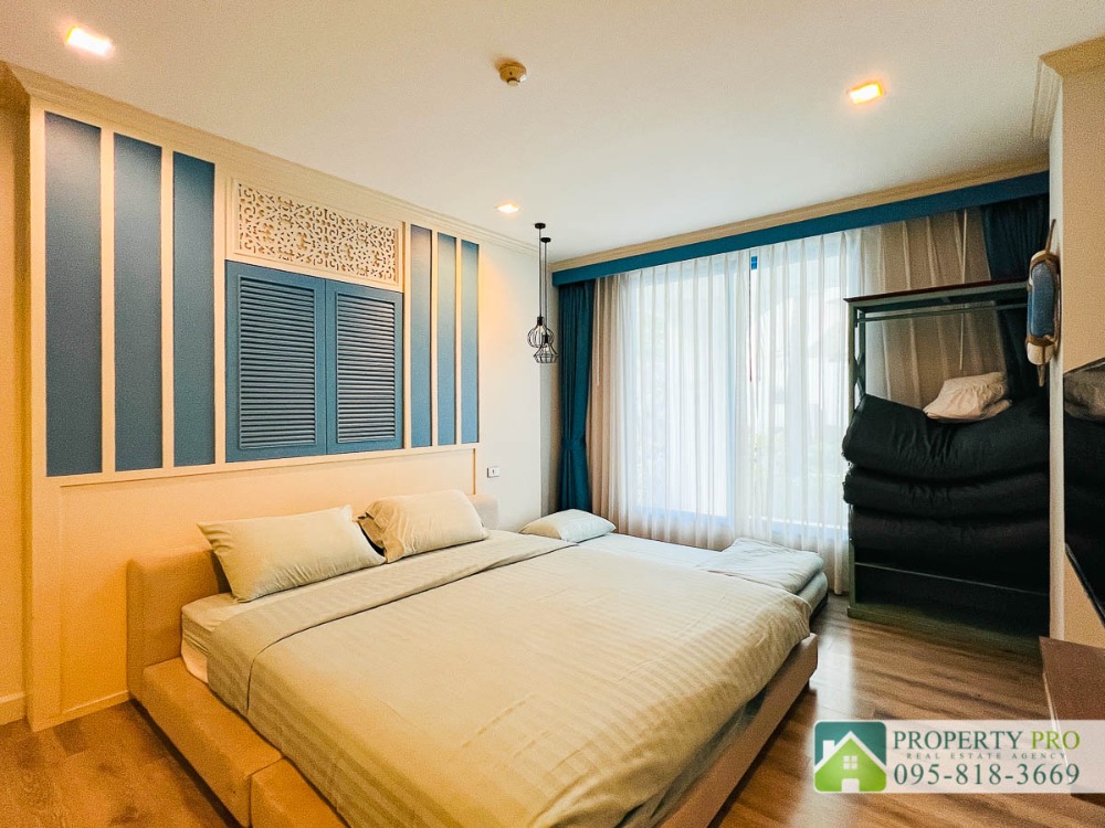 ขายคอนโดหัวหิน ประจวบคีรีขันธ์ : ขาย คอนโดตากอากาศ The Crest Santora หัวหิน ขนาด 101 ตรม แบบ 2 นอน 2 น้ำ Pool access  ติดหาดหัวหิน ซอยหัวหิน 7 ใกล้สนามบินหัวหิน เฟอร์นิเจอร์ครบ : SL24S-023