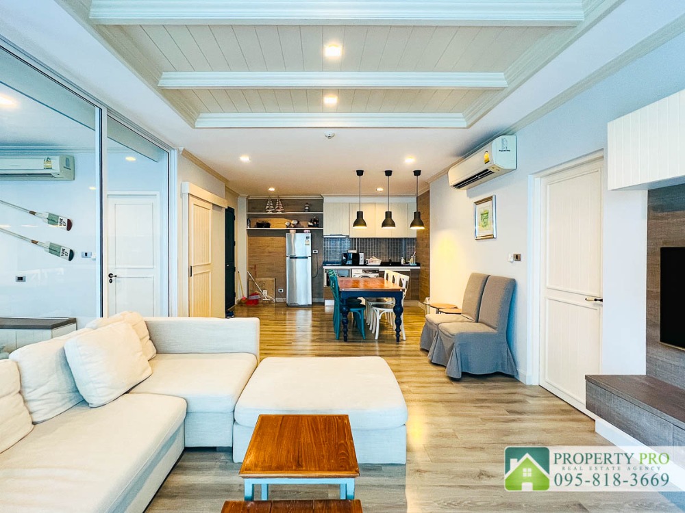 ขายคอนโดหัวหิน ประจวบคีรีขันธ์ : ขาย คอนโดตากอากาศ The Crest Santora หัวหิน ขนาด 101 ตรม แบบ 2 นอน 2 น้ำ Pool access  ติดหาดหัวหิน ซอยหัวหิน 7 ใกล้สนามบินหัวหิน เฟอร์นิเจอร์ครบ : SL24S-023