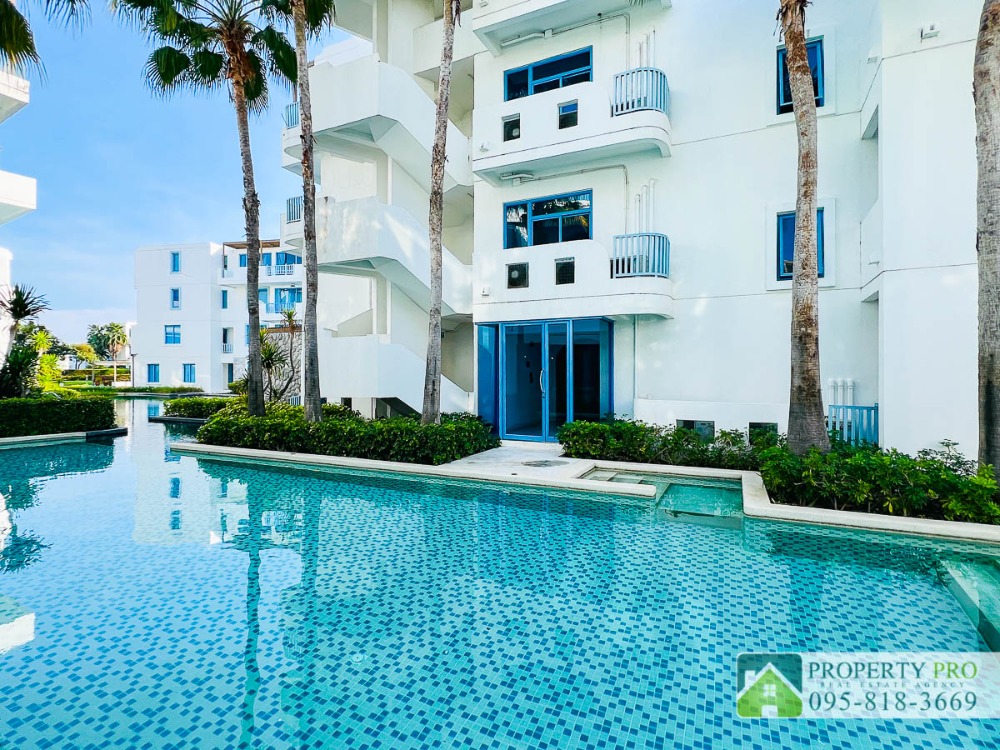 ขายคอนโดหัวหิน ประจวบคีรีขันธ์ : ขาย คอนโดตากอากาศ The Crest Santora หัวหิน ขนาด 101 ตรม แบบ 2 นอน 2 น้ำ Pool access  ติดหาดหัวหิน ซอยหัวหิน 7 ใกล้สนามบินหัวหิน เฟอร์นิเจอร์ครบ : SL24S-023