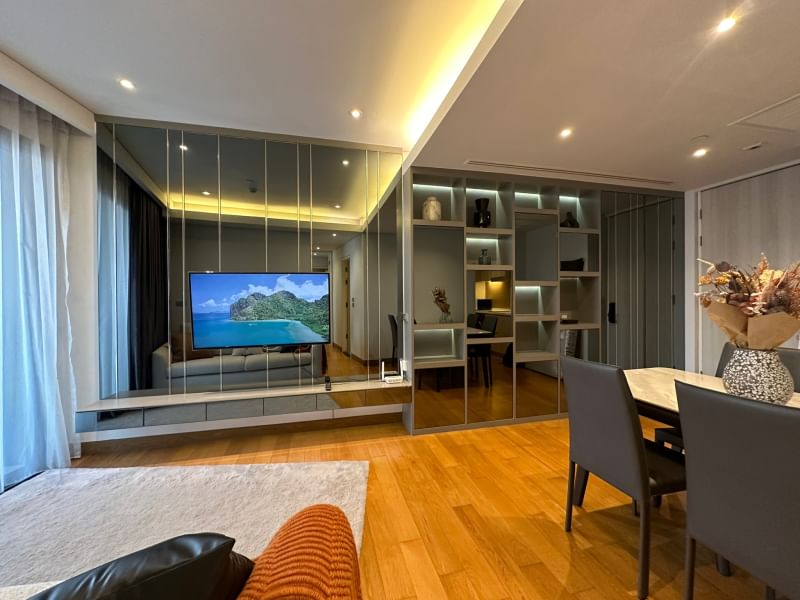 ให้เช่าคอนโดสุขุมวิท อโศก ทองหล่อ : คอนโดให้เช่า เดอะลุมพินี 24 55 ตร.ม. ใกล้ BTS พร้อมพงษ์