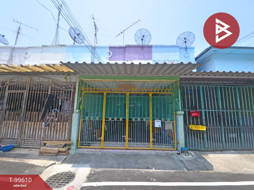 ขายทาวน์โฮมสมุทรปราการ สำโรง : ขายทาวน์เฮ้าส์ 2 ชั้น ซ.เทศบาลบางปู59 เนื้อที่ 16.6 ตร.วา ท้ายบ้าน สมุทรปราการ