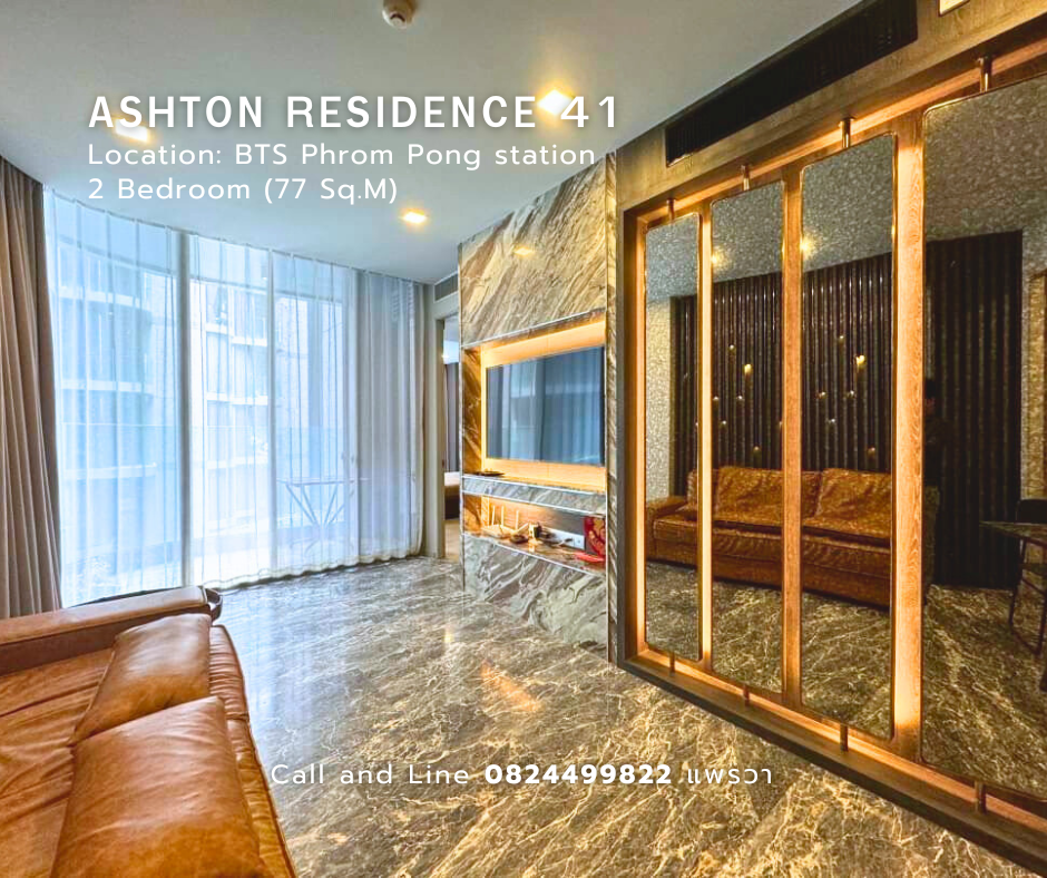 For RentCondoSukhumvit, Asoke, Thonglor : 2 Bedroom (77 sqm) in Phrom Phong, Pet friendly condo (Big Dog is okay) contact: 082-4499822