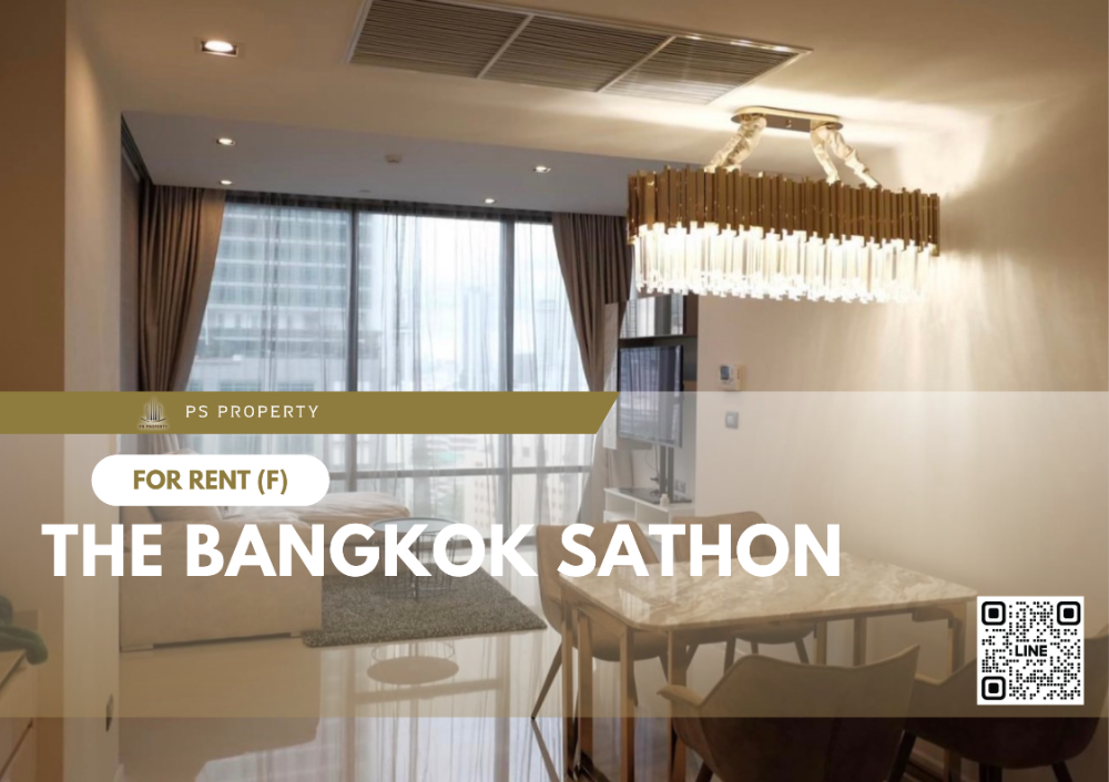 ให้เช่าคอนโดสาทร นราธิวาส : ให้เช่า 📍 The Bangkok Sathon 📍 เฟอร์นิเจอร์ และ เครื่องใช้ไฟฟ้าครบ ใกล้ BTS สุรศักดิ์