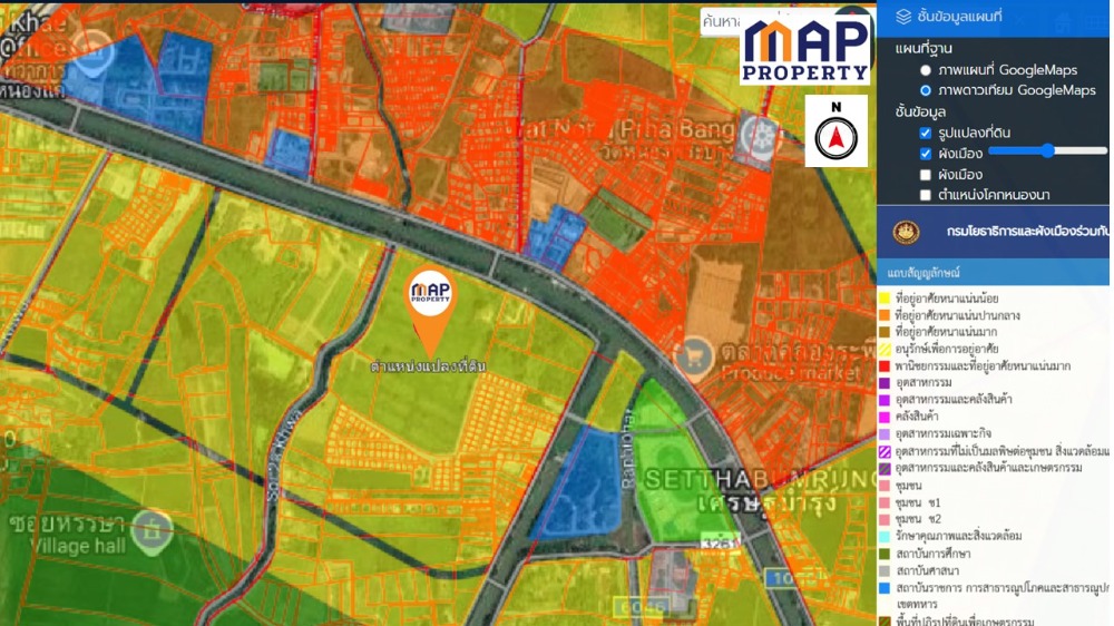 ขายที่ดินสระบุรี : ขายที่ดิน แปลงใหญ่ ตรงข้ามตลาด อ.หนองแค 77 ไร่, สระบุรี