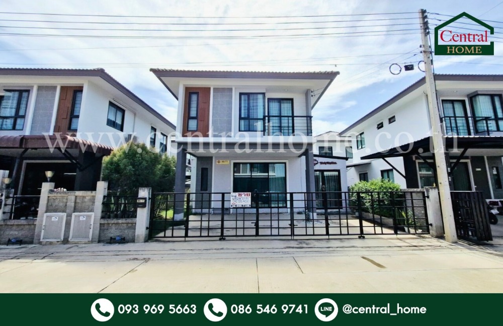For SaleHousePathum Thani,Rangsit, Thammasat : Twin house, Chat Luang 16, Rangsit - Khlong 3, ready to move in, cheapest in the project