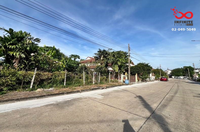 For SaleLandKasetsart, Ratchayothin : Land for sale, 86.8 square wah, Soi Khubon 27, Khubon Road