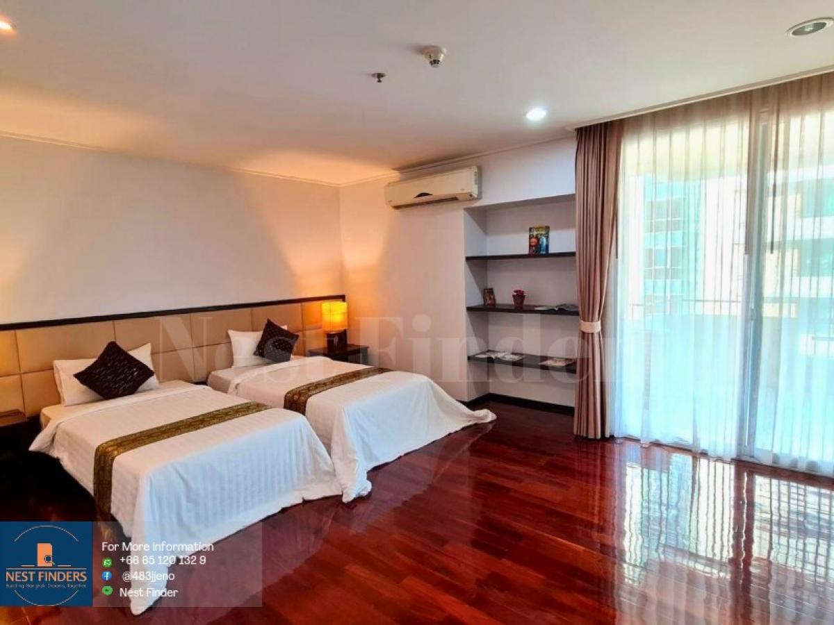 For RentCondoSukhumvit, Asoke, Thonglor : 🏢 For Rent 2 beds : Spacious Condo in Sukhumvit 39✨ High-rise condo, fully furnished, ready to move in!