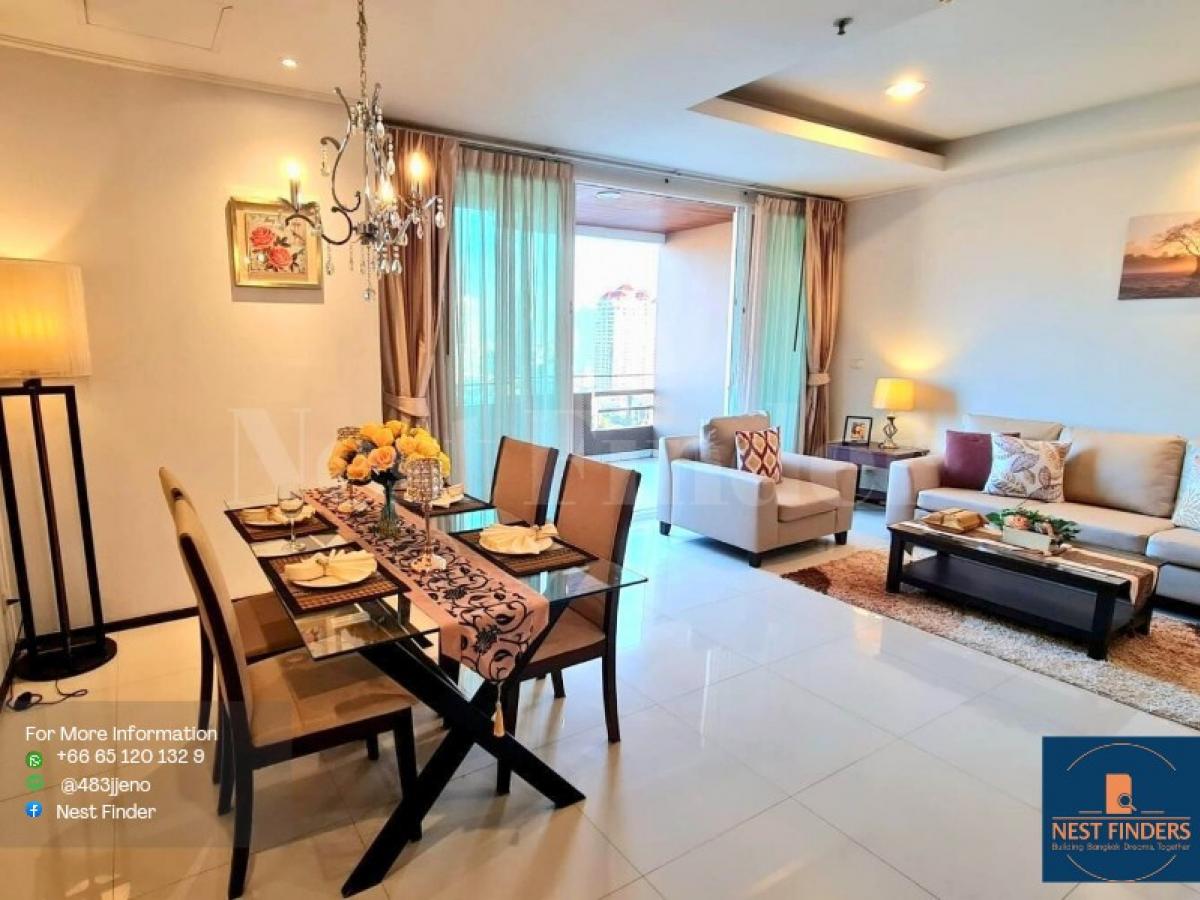 For RentCondoSukhumvit, Asoke, Thonglor : 🏢 For Rent 2 beds : Spacious Condo in Sukhumvit 39✨ High-rise condo, fully furnished, ready to move in!