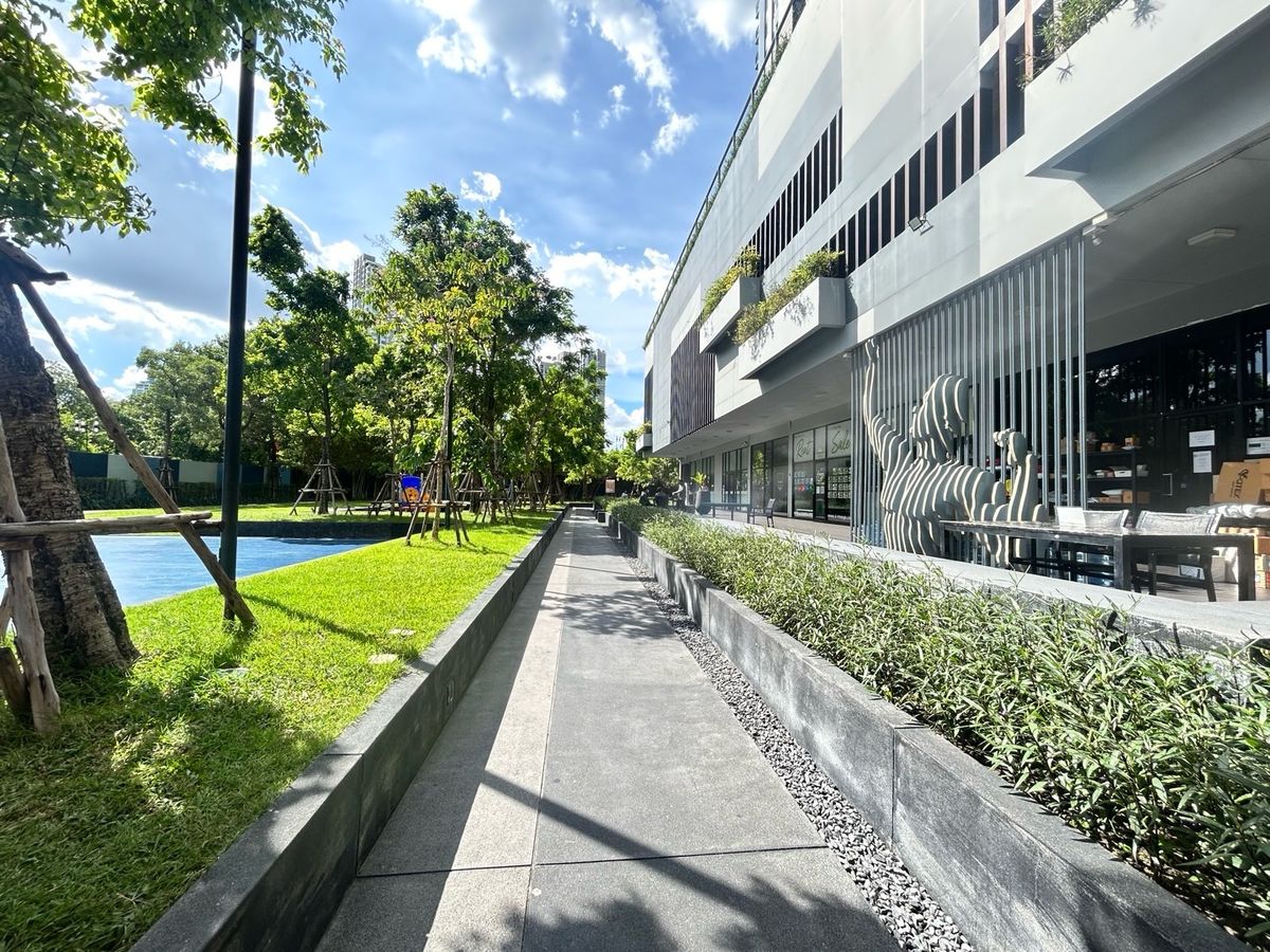 ขายคอนโดอ่อนนุช อุดมสุข : ขาย The base sukhumvit 77 ห้องวิวสระ พร้อมเข้าอยู่ค่ะ