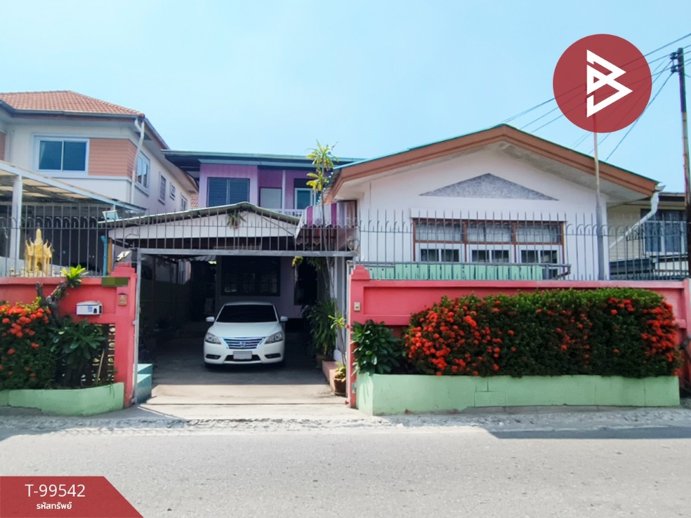 For SaleHouseSamut Prakan,Samrong : For sale: 2-storey detached house, area 50 sq m, end of house, Samut Prakan
