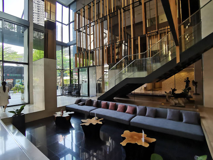 For SaleCondoRama9, Petchburi, RCA : The Base Rama 9-Ramkhamhaeng, 23rd floor, 1 bedroom, 1 bathroom, 29.60 sq m.