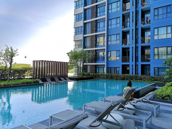 For SaleCondoRama9, Petchburi, RCA : The Base Rama 9-Ramkhamhaeng, 23rd floor, 1 bedroom, 1 bathroom, 29.60 sq m.