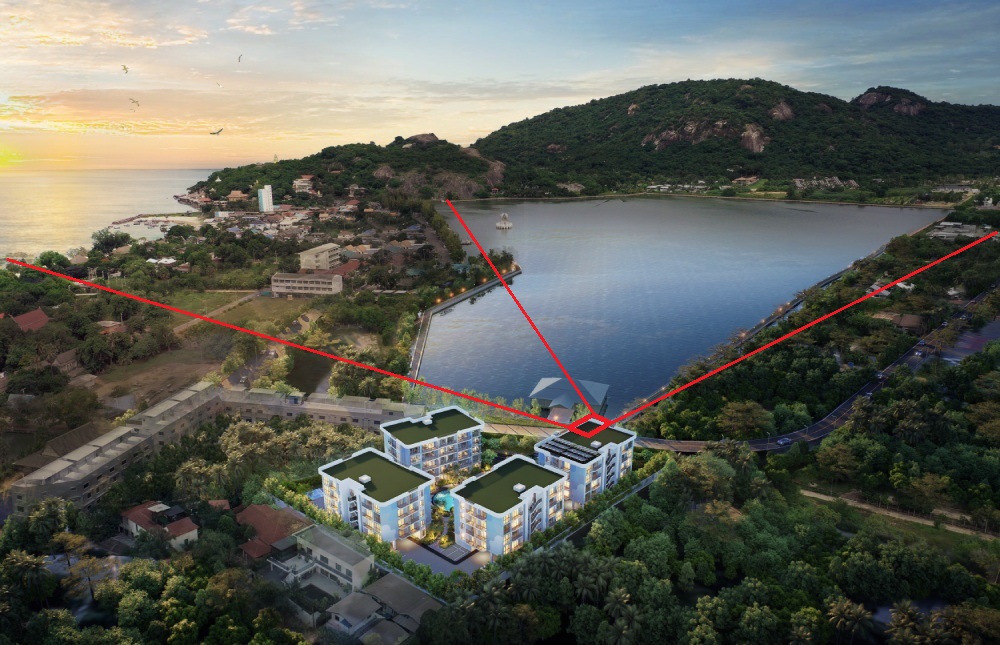 Sale DownCondo : Supalai Kram 2-bed 82.5 ตร.ม. วิวอ่างเก็บน้ำ ตำแหน่งสวยที่สุดของโครงการ