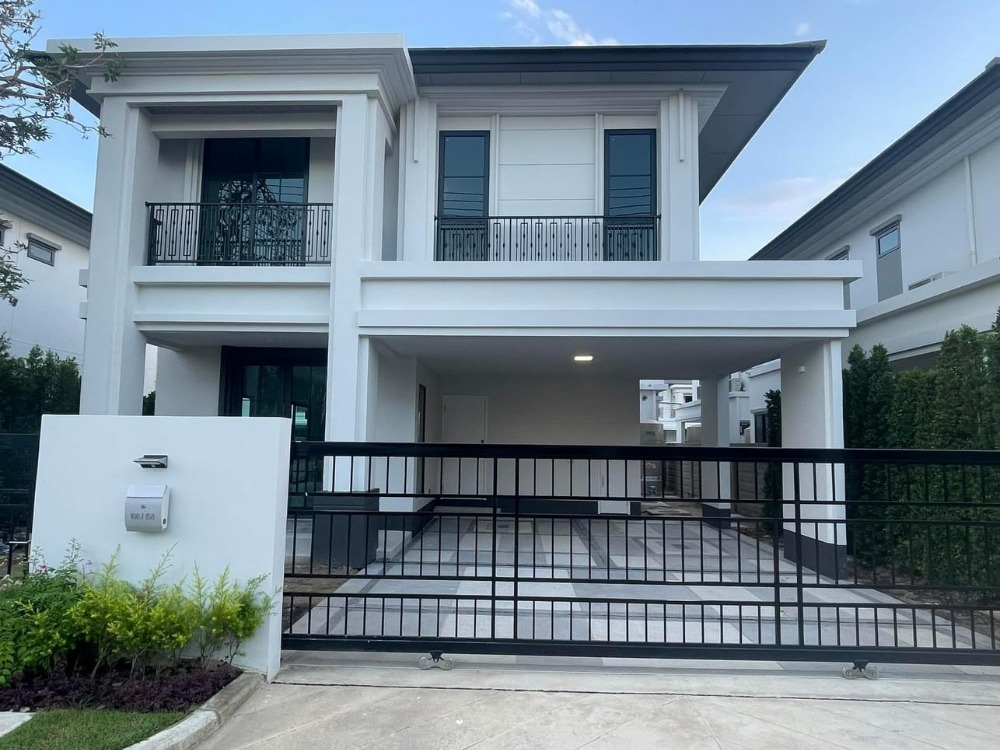 For SaleHouseNawamin, Ramindra : New single house project near Ram Intra-Achanong Expressway, Tollway 9.9 million baht
