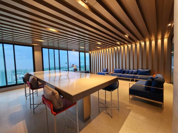 For RentCondoNonthaburi, Bang Yai, Bangbuathong : Status as shown in the cover photo SN131 **Now available** Condo for rent, Plum Condo Central Station Phase 1, spacious room.