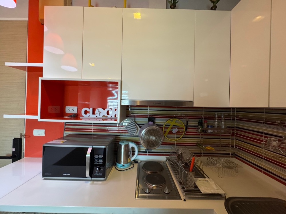 For RentCondoBangna, Bearing, Lasalle : The Coast Bangkok Bangna, beautiful room, ready to move in, fully furnished like you are living there yourself.