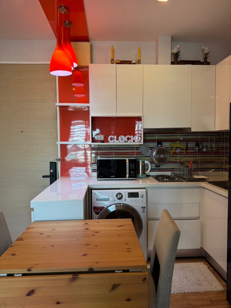 For RentCondoBangna, Bearing, Lasalle : The Coast Bangkok Bangna, beautiful room, ready to move in, fully furnished like you are living there yourself.