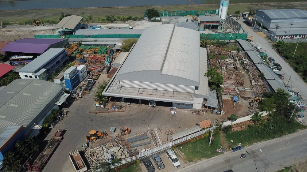 For SaleFactoryBangna, Bearing, Lasalle : Urgent sale of factory with warehouse, repair shop and material storage area, with worker accommodation and office.