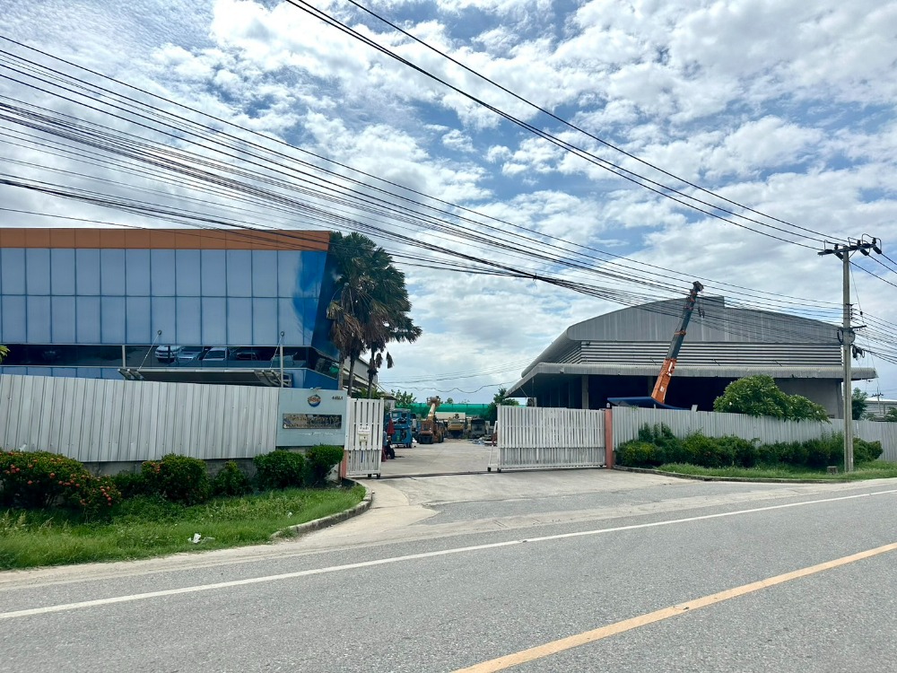 For SaleFactoryBangna, Bearing, Lasalle : Urgent sale of factory with warehouse, repair shop and material storage area, with worker accommodation and office.