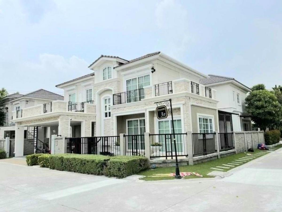 For RentHouseKaset Nawamin,Ladplakao : 🌜⭐️🌛For sale or rent: 2-storey detached house, luxury project village, Grandio Ladprao-Kaset Nawamin