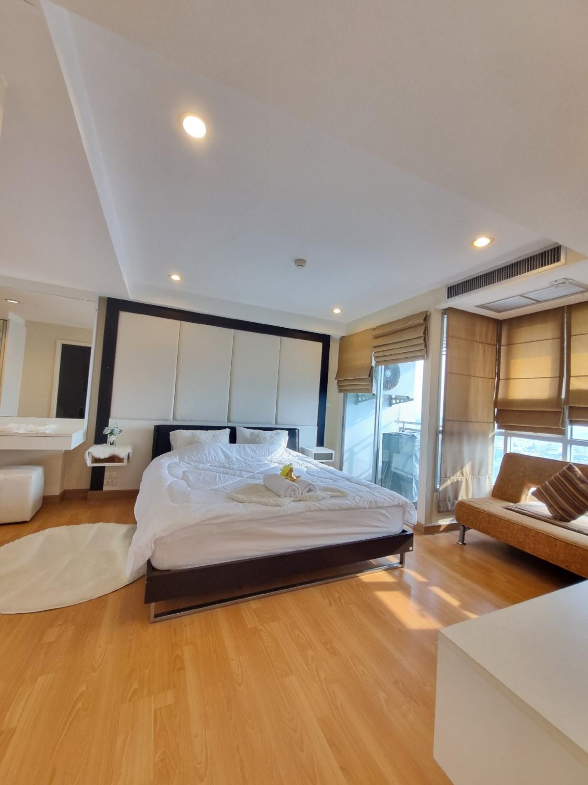 For RentCondoRamkhamhaeng, Hua Mak : Condo for rent, Inspire Place ABAC, Rama 9, 2 bedrooms, 2 bathrooms, cheapest‼️ Fully furnished room, ready to move in ✨ For rent, The Inspire Place ABAC, interested call 📲 0928242499Line paolin1