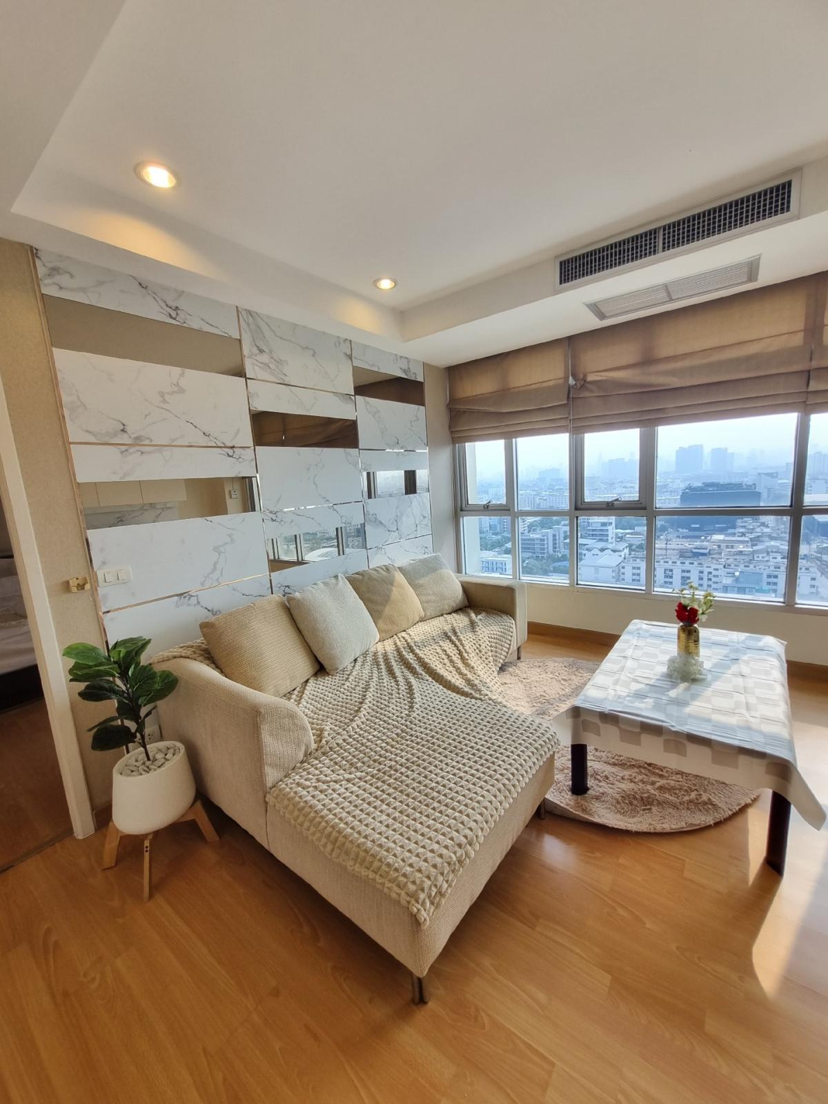 For RentCondoRamkhamhaeng, Hua Mak : Condo for rent, Inspire Place ABAC, Rama 9, 2 bedrooms, 2 bathrooms, cheapest‼️ Fully furnished room, ready to move in ✨ For rent, The Inspire Place ABAC, interested call 📲 0928242499Line paolin1