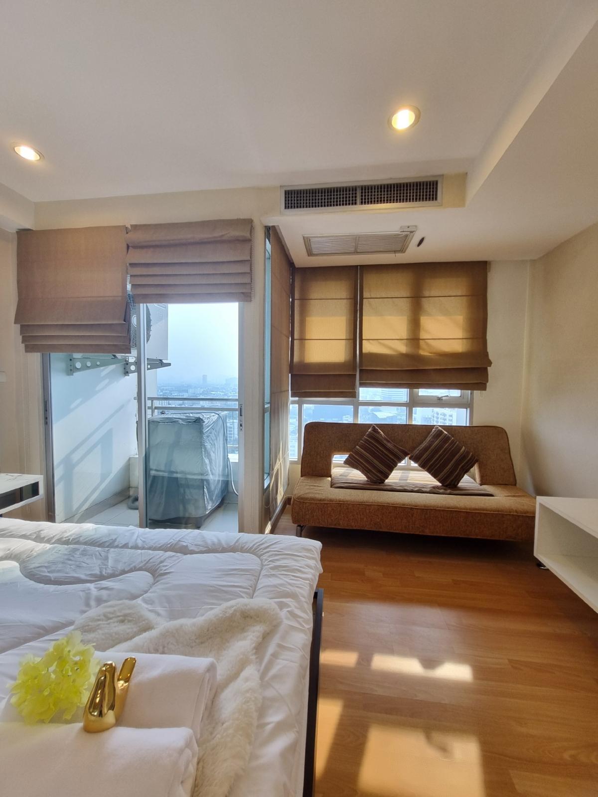 For RentCondoRamkhamhaeng, Hua Mak : Condo for rent, Inspire Place ABAC, Rama 9, 2 bedrooms, 2 bathrooms, cheapest‼️ Fully furnished room, ready to move in ✨ For rent, The Inspire Place ABAC, interested call 📲 0928242499Line paolin1