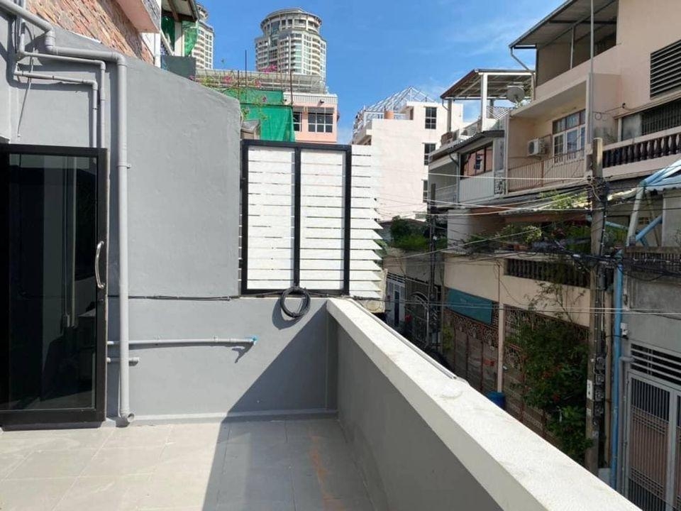 For RentTownhomeSathorn, Narathiwat : For rent, 4-storey Loft Office, Sathorn Soi 9, ready to move in on April 1, 2023 (S05-1074)