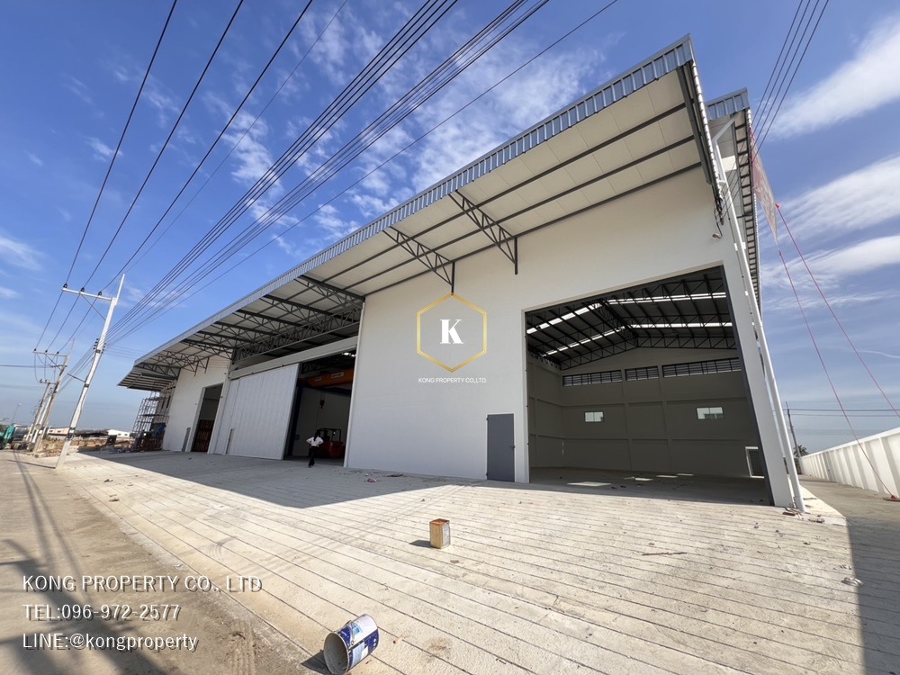For RentWarehouseNakhon Pathom : Warehouse for rent, Phutthamonthon Sai 5, Rai Khing, Sam Phran, Nakhon Pathom, area 345 sq m.