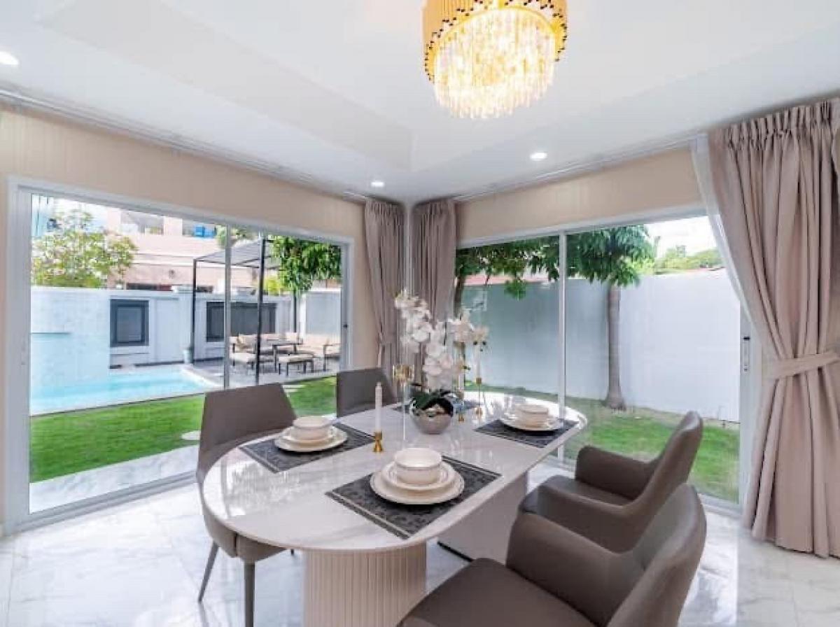 ขายพัทยา บางแสน ชลบุรี สัตหีบ : พูลวิลล่า 4 ห้องนอน 86 ตร.ว ราคา 10.5 ล้านบาท