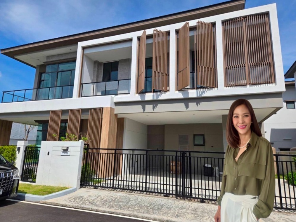 ให้เช่าบ้านบางนา แบริ่ง ลาซาล : ➡️บางกอก บูเลอวาร์ด บางนา กม 5 บ้านใหม่ไม่เคยเข้าอยู่ แต่งเฟอร์ครบ