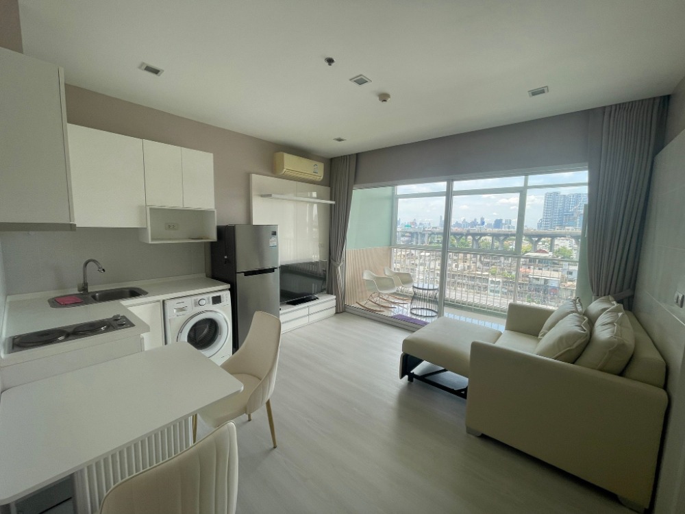 ขายคอนโดบางนา แบริ่ง ลาซาล : P-2657 ขายเช่าด่วน ! คอนโด The Coast Bangna เฟอร์นิเจอร์ครบ พร้อมอยู่ วิวเมือง สวนลอยฟ้า