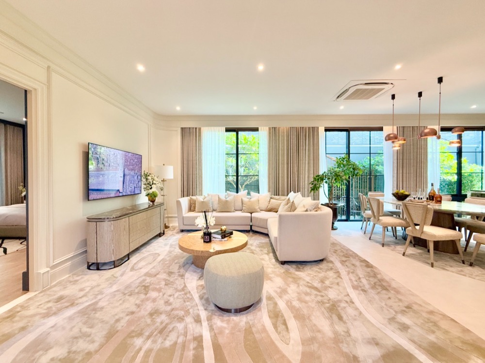 For SaleHousePattanakan, Srinakarin : Narinsiri Rama 9 - 2-storey detached house, 430 sq m., 5 bedrooms, 6 bathrooms, 092-545-6151 (Tim)