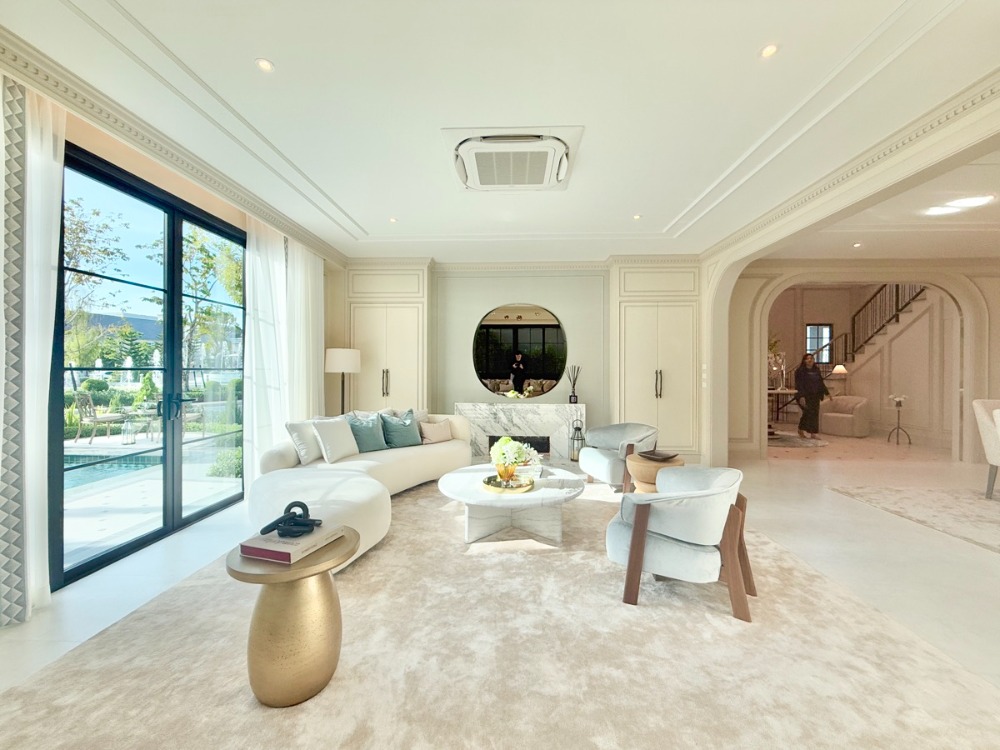 For SaleHousePattanakan, Srinakarin : Narinsiri Rama 9 - 2-storey detached house, 530 sq m., 5 bedrooms, 6 bathrooms, 092-545-6151 (Tim)